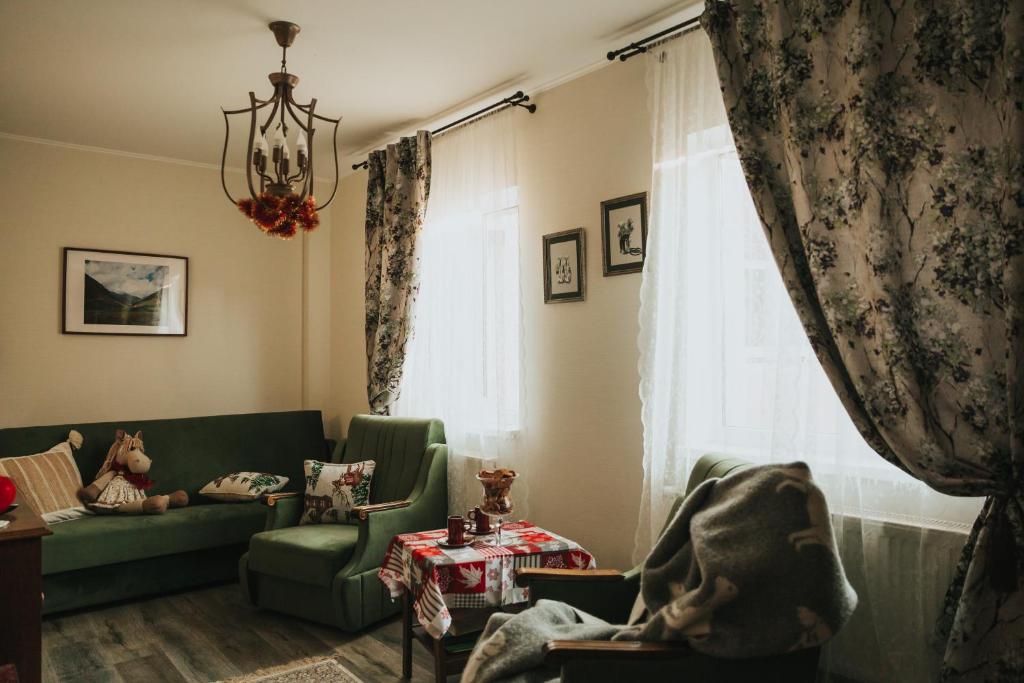Posezení v ubytování Guest House Lorem