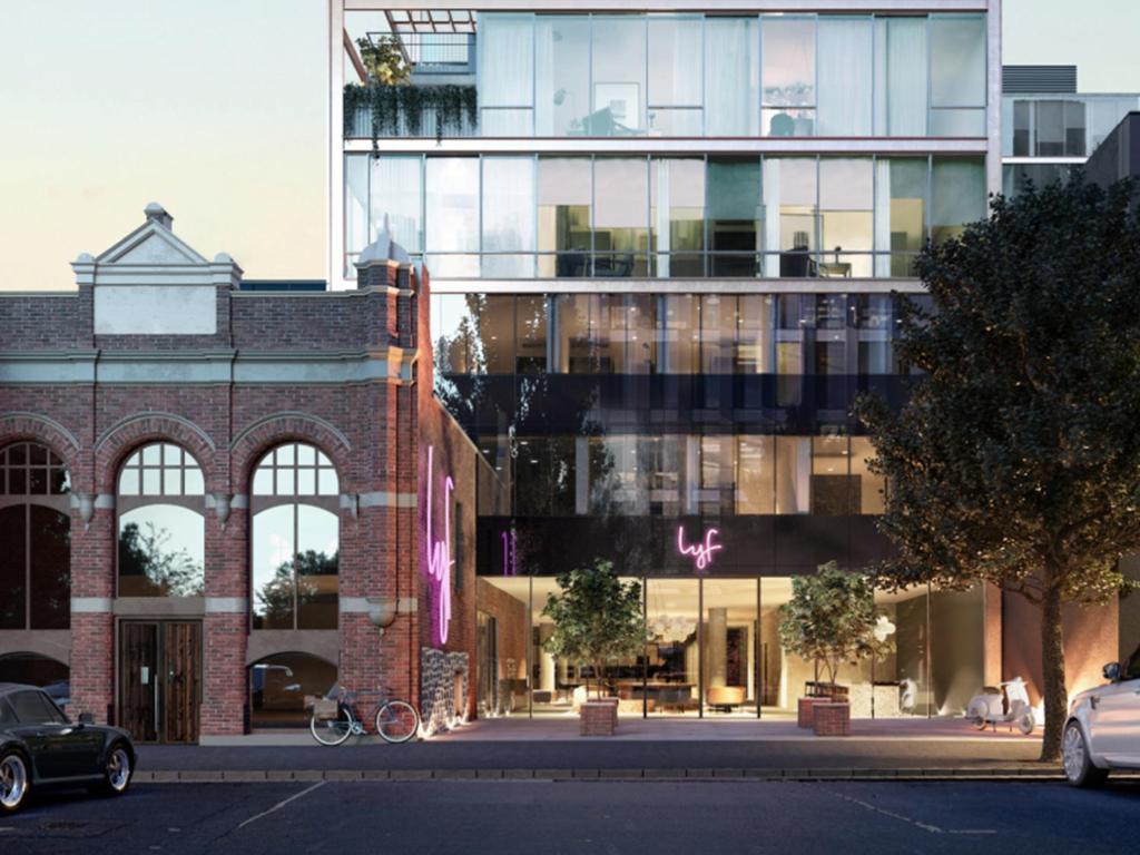 a rendering of a building in a city at lyf Collingwood Melbourne in Melbourne