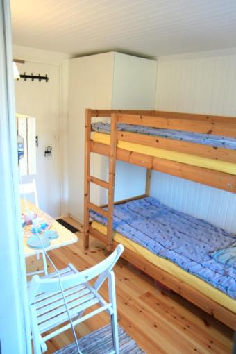 Postel nebo postele na pokoji v ubytování Schwedentraum Varpstugan