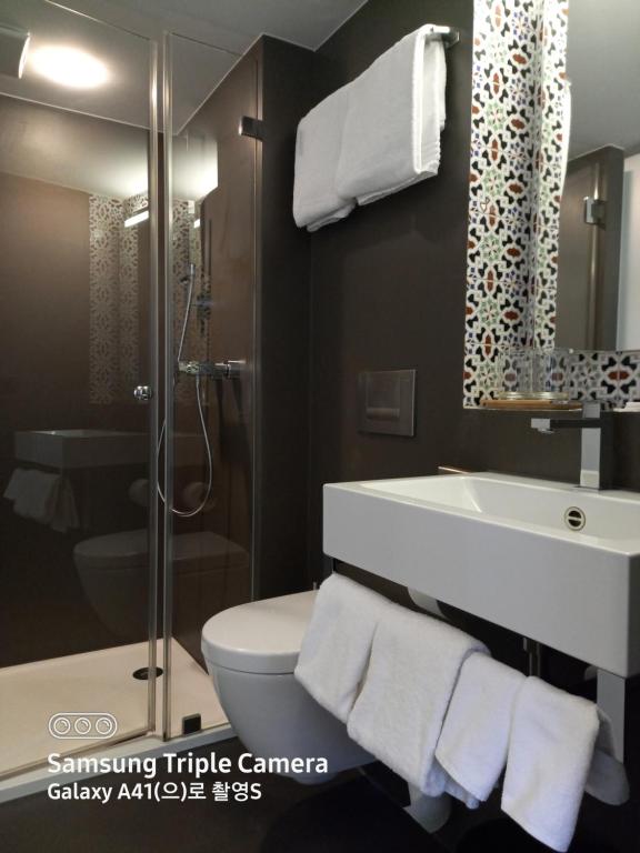 Koupelna v ubytování Hotel Lestelle - self check-in