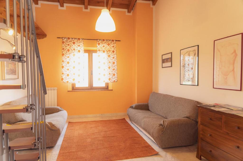 Posezení v ubytování Agriturismo Tripala