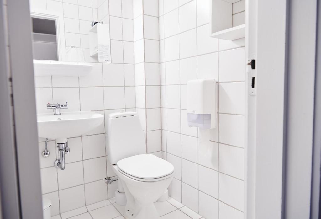 Koupelna v ubytování Montra Hotel Hanstholm