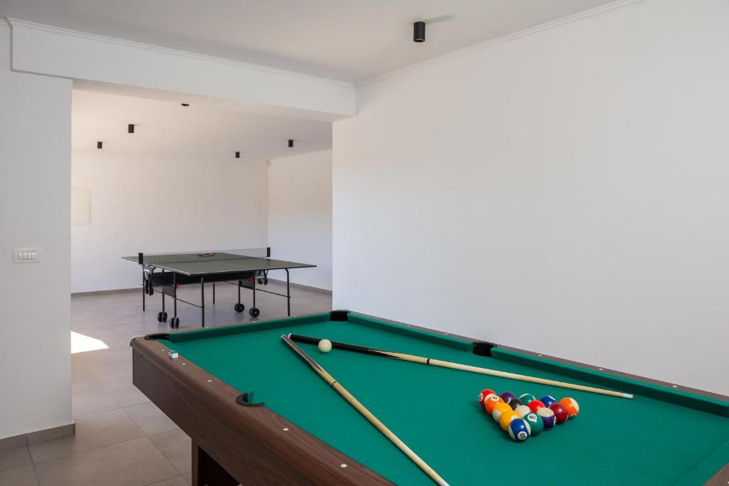 Biliardový stôl v ubytovaní Casa di Pietra