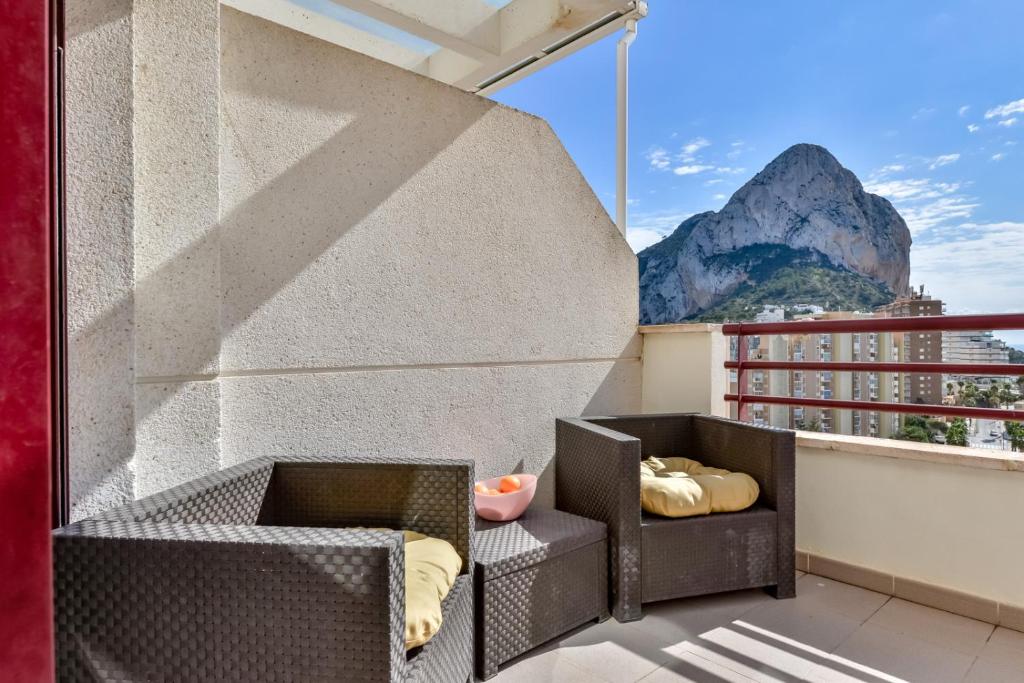 Nespecifikovaný výhled na hory nebo výhled na hory při pohledu z apartmánu