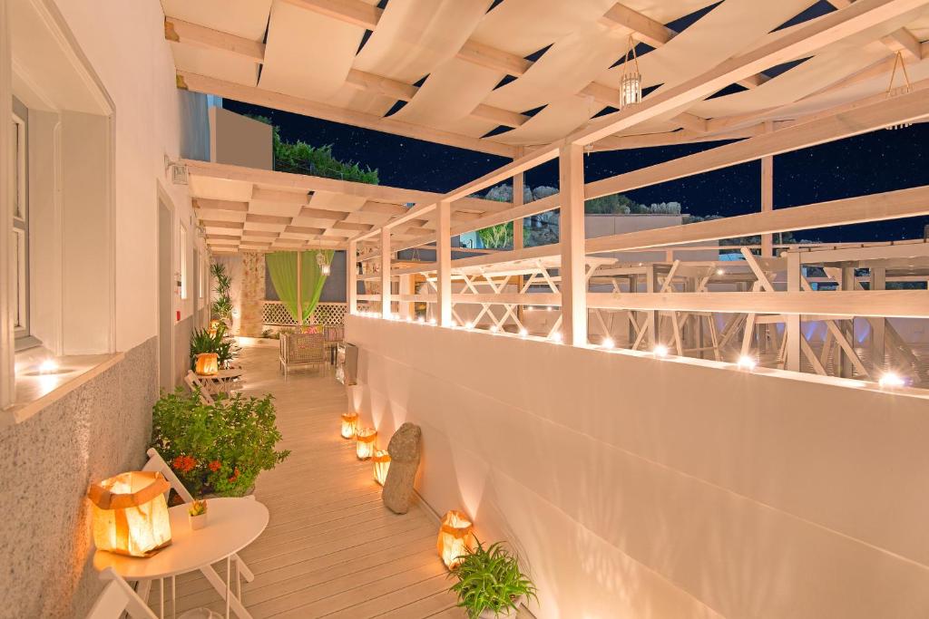 Restaurace v ubytování Lindos Harmony Suites