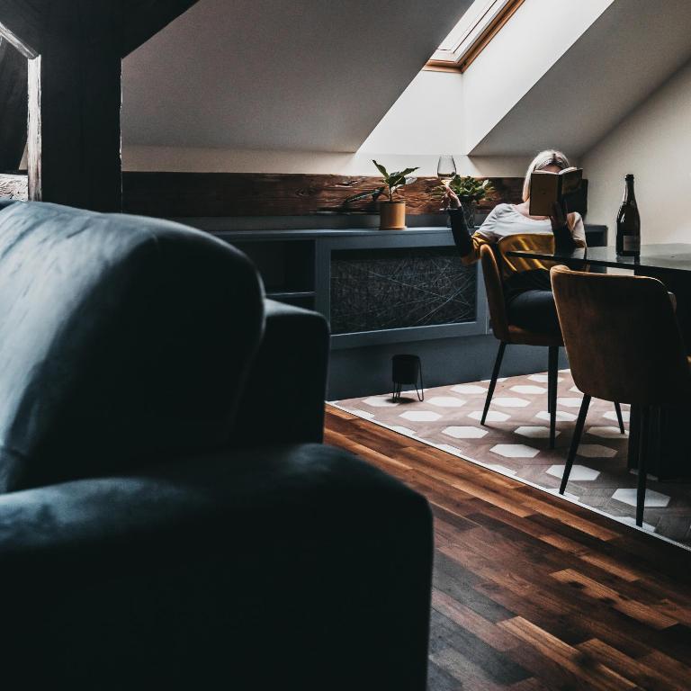 Posezení v ubytování Room42 - Suites & Apartments