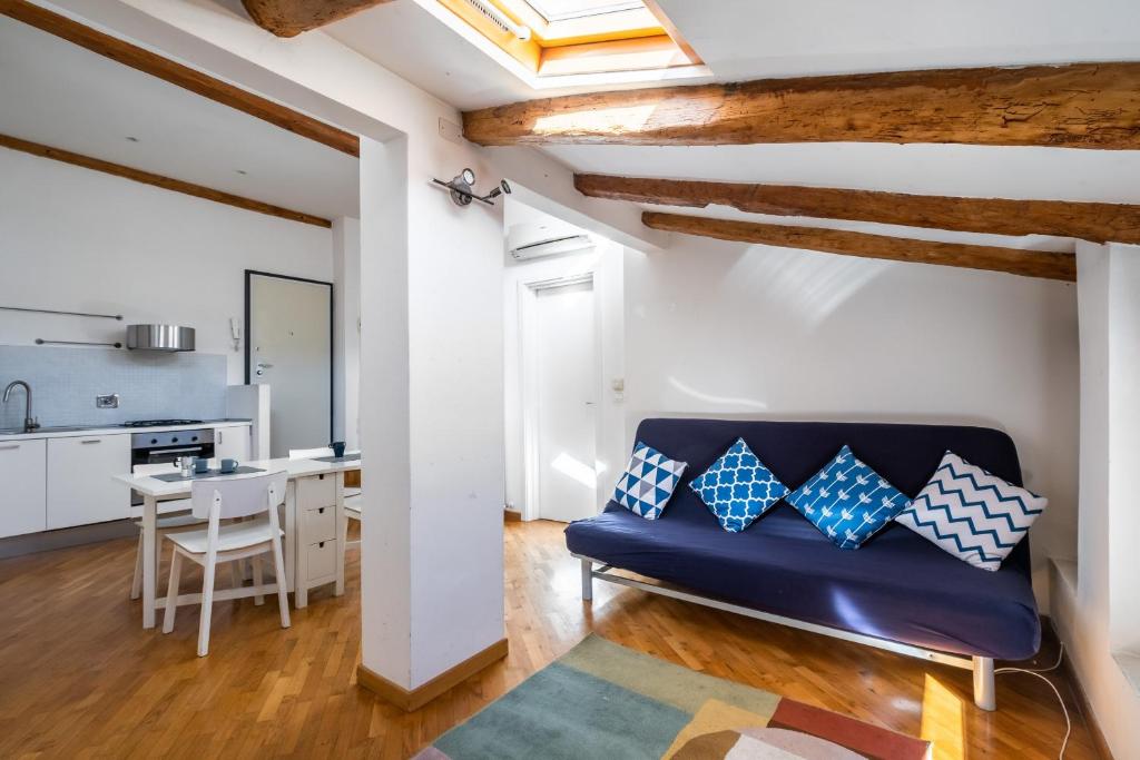 Posezení v ubytování Appartamento Guerrazzi vicino a Palazzo Garganelli