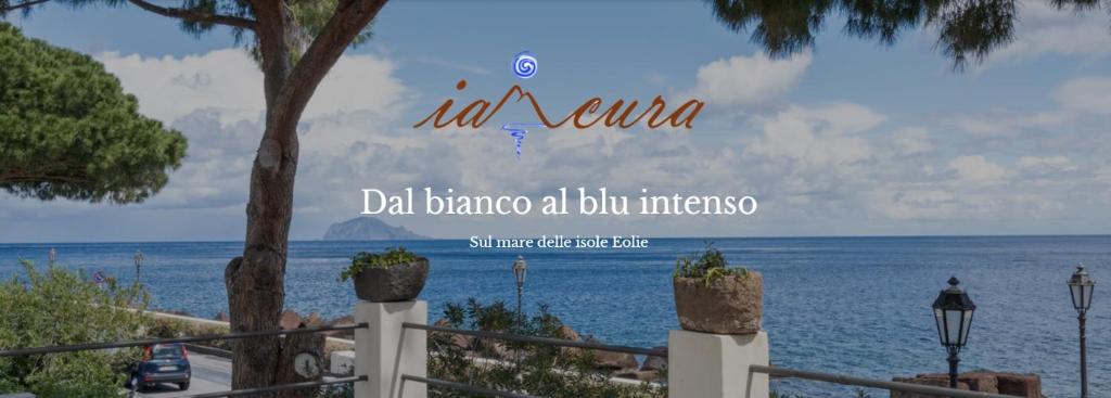 a view of the ocean from a beach at Iancura - B&B di design a Salina in Santa Marina Salina