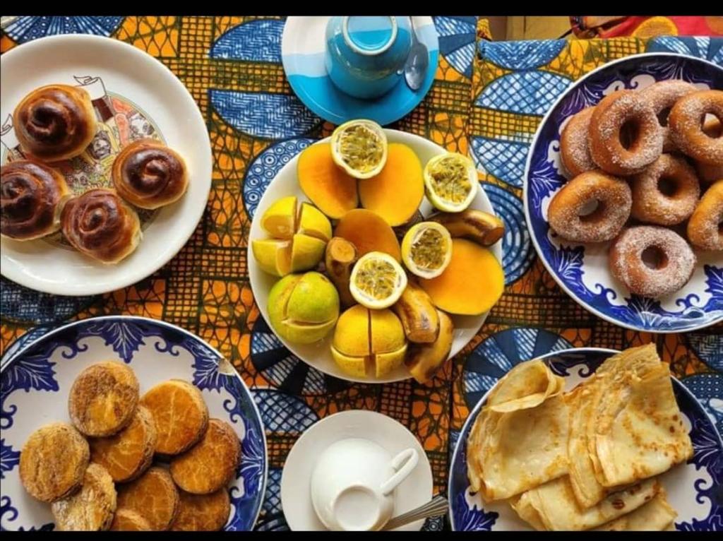 Mad på bed and breakfast-stedet eller i nærheden