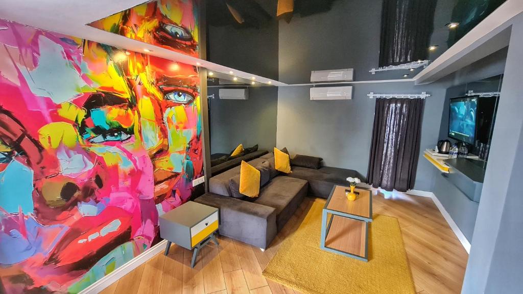 Гостиная зона в Letstay Hotel - Adults Only