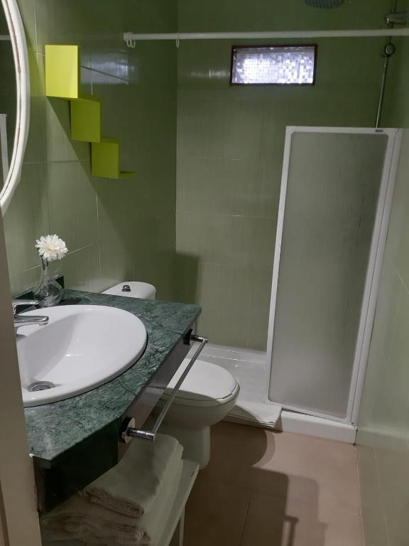Kúpeľňa v ubytovaní Lugar de Seixalvo