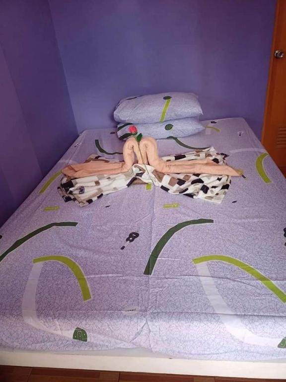 Postel nebo postele na pokoji v ubytování Purple Guesthouse