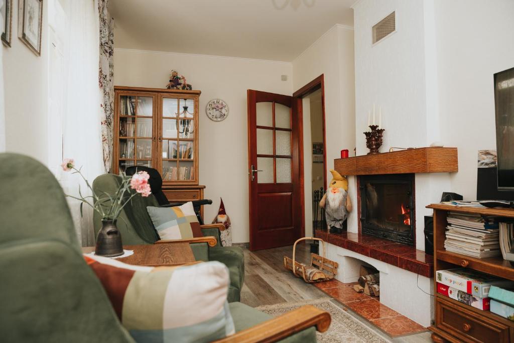 TV a/nebo společenská místnost v ubytování Guest House Lorem