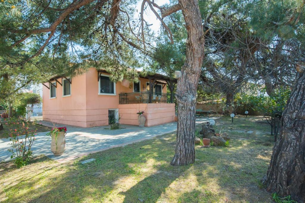 Zahrada ubytování Villa Pefka