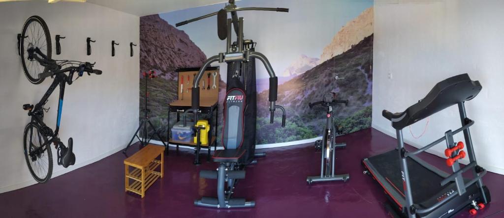 Fitness centrum a/nebo fitness zařízení v ubytování Villa Can Canavaret by SunVillas Mallorca