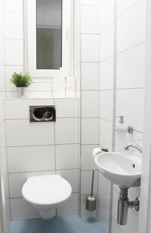Kúpeľňa v ubytovaní Modern apartment Michalska 6
