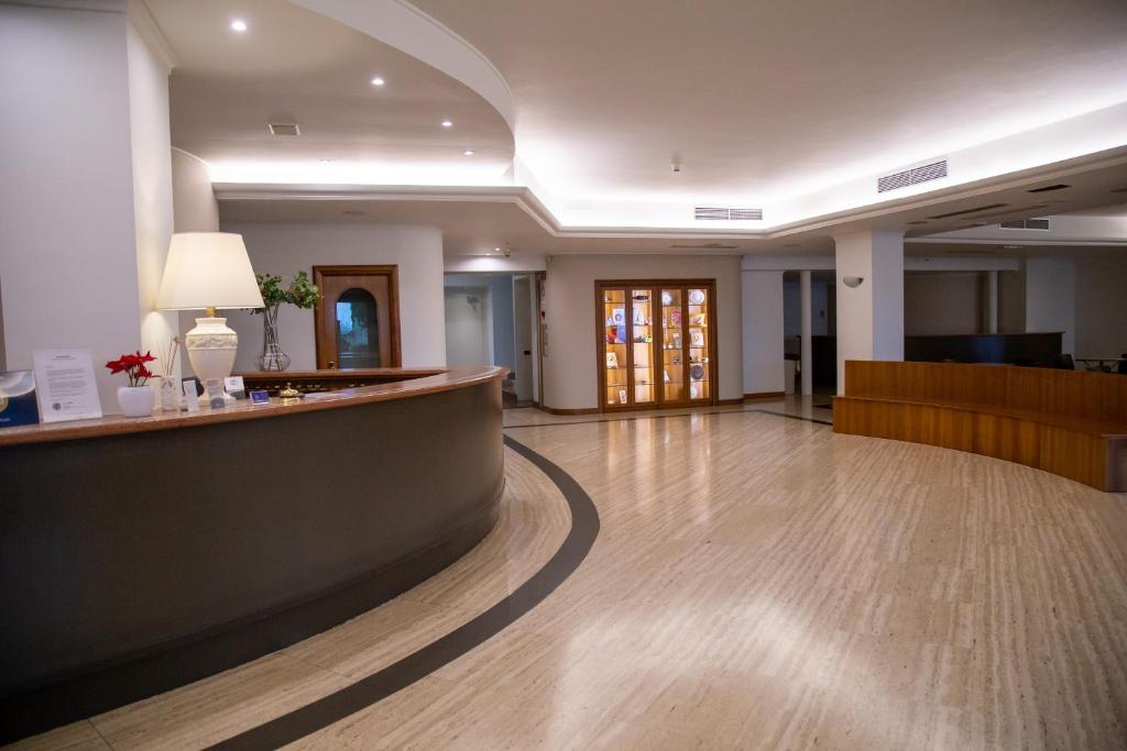 Vstupní hala nebo recepce v ubytování Aldero Hotel