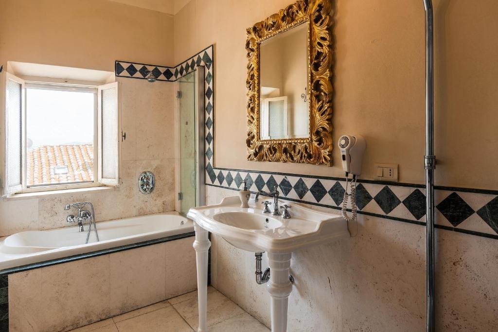 Koupelna v ubytování Palazzo Barbini Dimora Storica