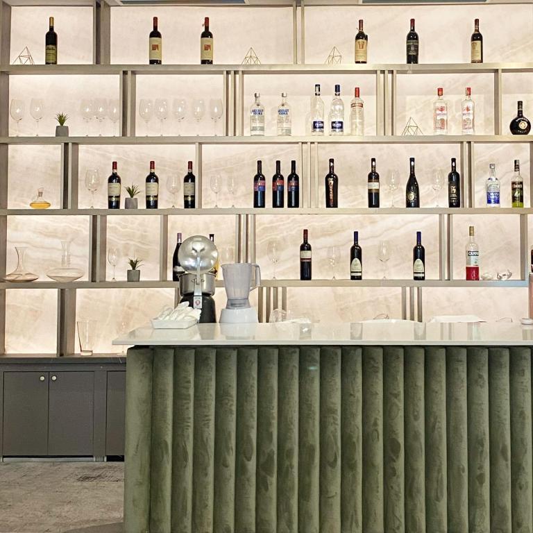 Lounge nebo bar v ubytování Griff Hotel Zalau