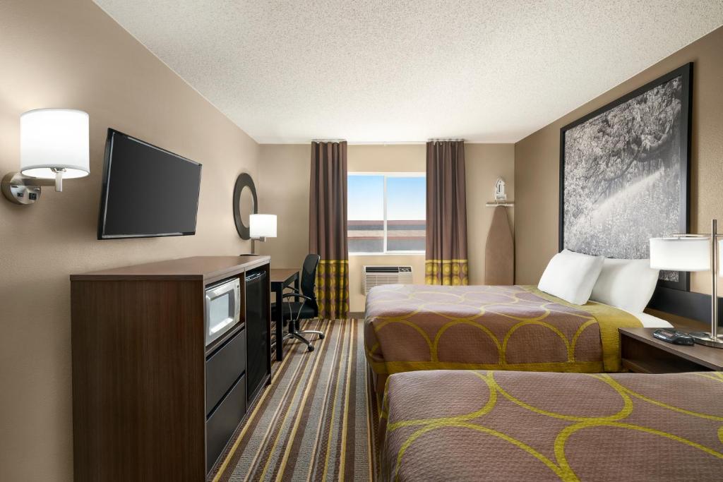 Super 8 by Wyndham Liberal KS - Doppelzimmer Mit Zwei Doppelbetten - Nichtraucher