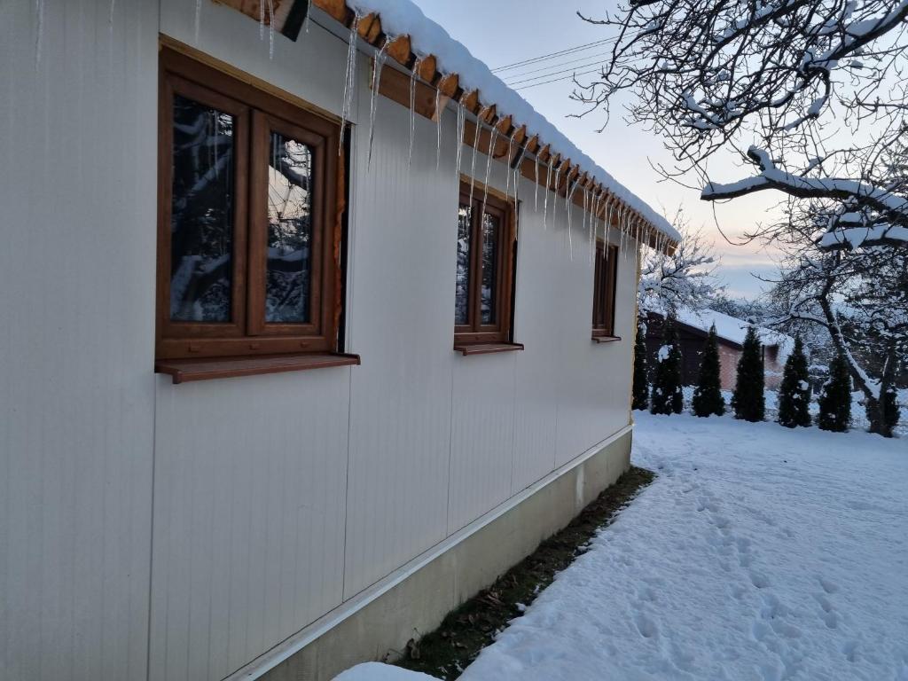 Domček pod orechom v zimě