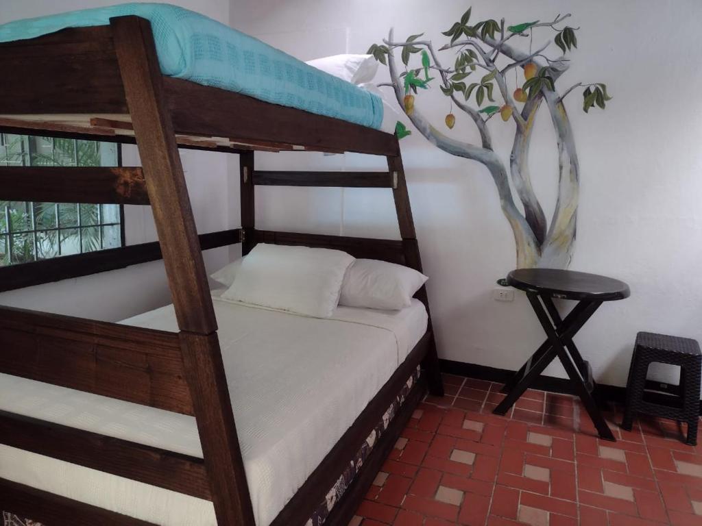 Postel nebo postele na pokoji v ubytování TierraViva