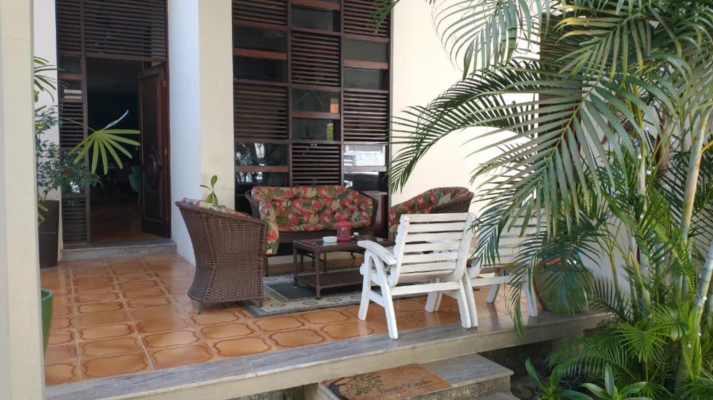 Χώρος καθιστικού στο Casa do Uai