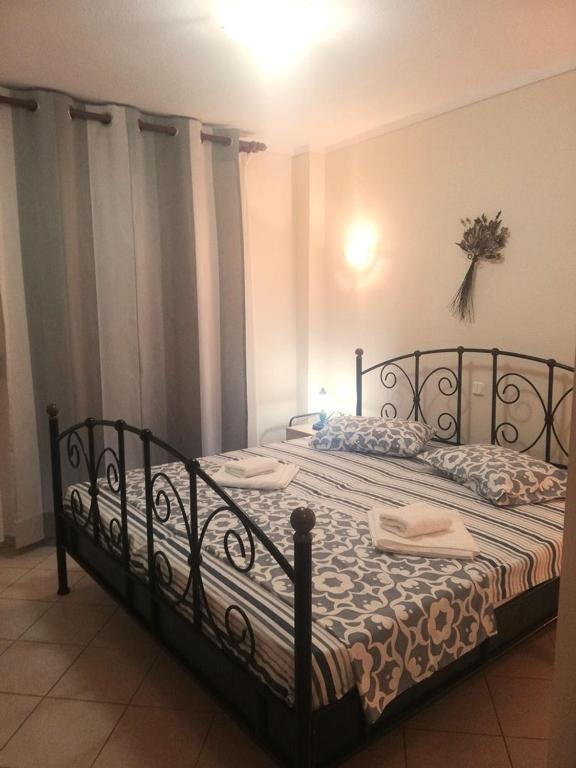 Letto o letti in una camera di En Iko Christianna