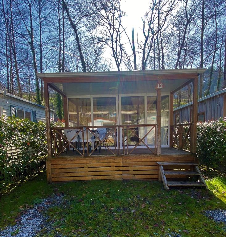 A garden outside Camping Igara de San Sebastian
