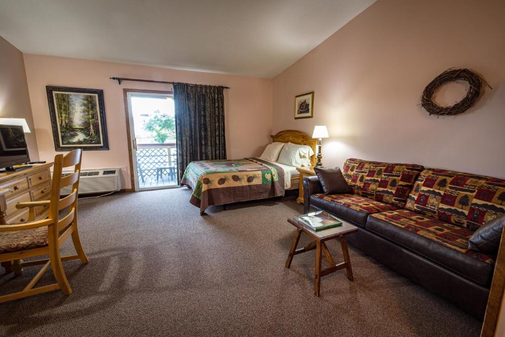 Riverside Motel - Chambre Queen Standard Avec Deux Lits Queen