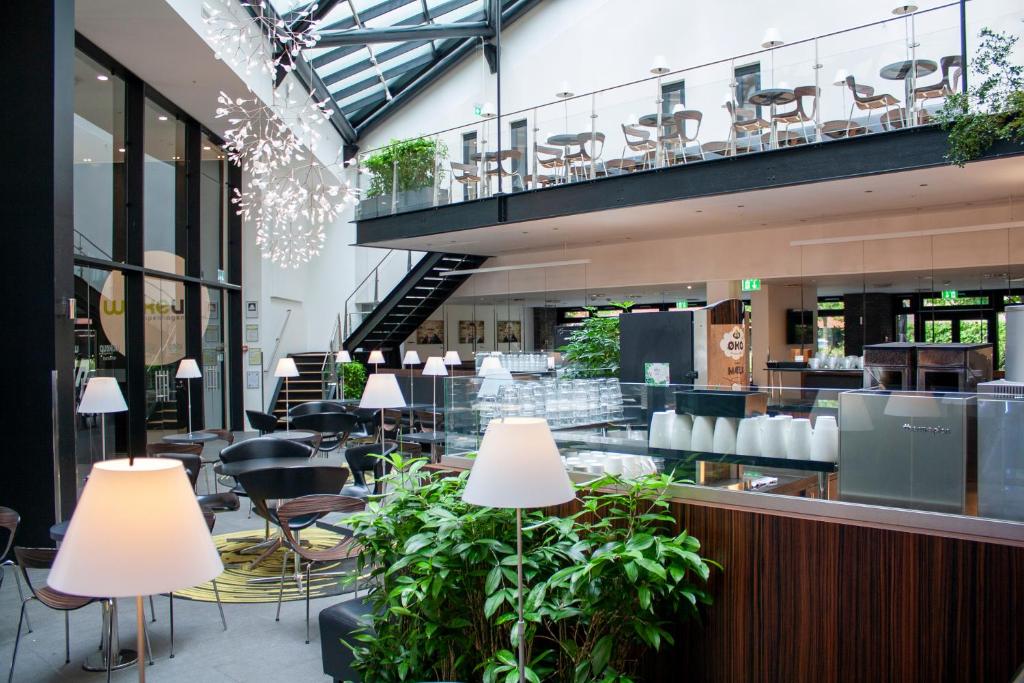 En restaurant eller et andet spisested på Wakeup Copenhagen - Borgergade