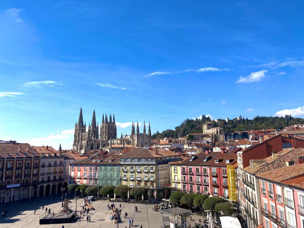 A general view of Burgos or a view of the city taken from Az apartmant