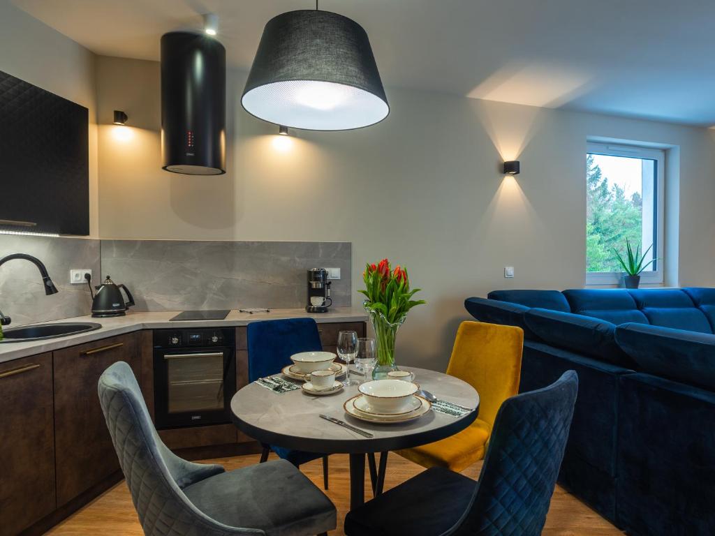 Kuchyňa alebo kuchynka v ubytovaní Apartamenty na Polnej