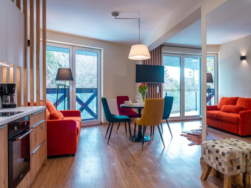 Posedenie v ubytovaní Apartamenty na Polnej