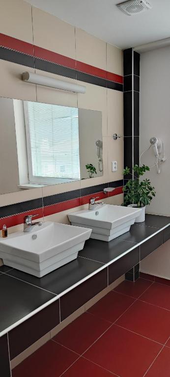Koupelna v ubytování Hotel 21