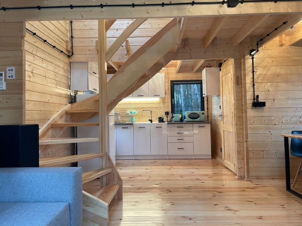 Kuchyňa alebo kuchynka v ubytovaní Domek Na Winklu