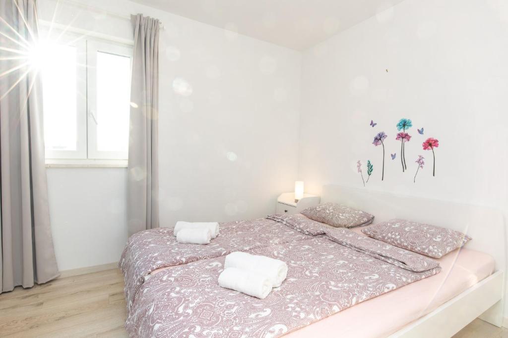 Postel nebo postele na pokoji v ubytování Apartments Brig perfect countryside holiday!