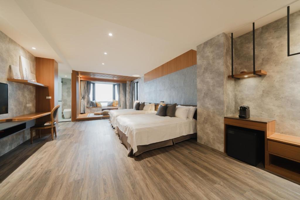 Voodi või voodid majutusasutuse Cingjing Florence Resort Villa toas