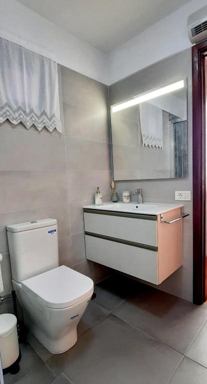 Koupelna v ubytování Casa Elba