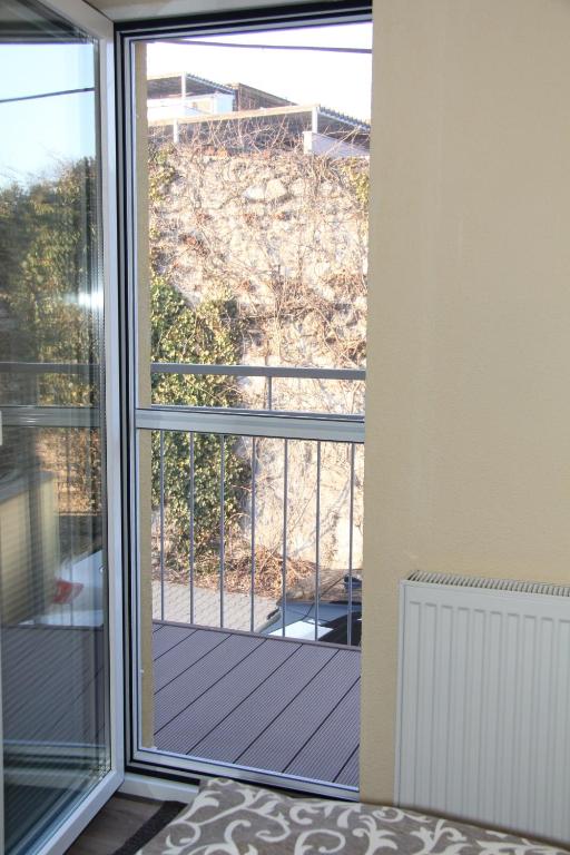 Balkón nebo terasa v ubytování Apartmany Hujer