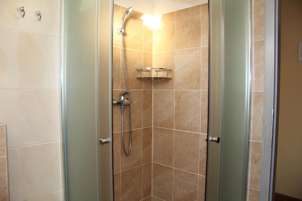 Koupelna v ubytování Apartmany Hujer
