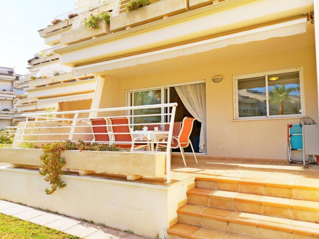 Balkón nebo terasa v ubytování Alcala Blau 123 - Bajo con terraza en primera línea - ALBERT VILLAS