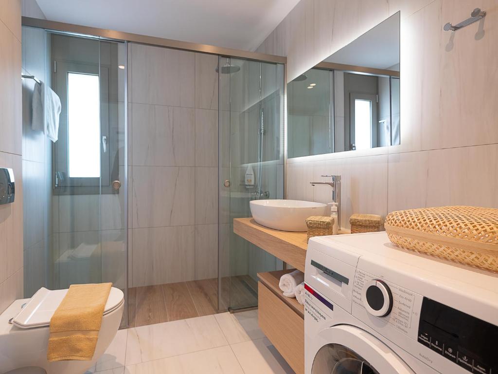 Koupelna v ubytování Utopia Luxury Villas