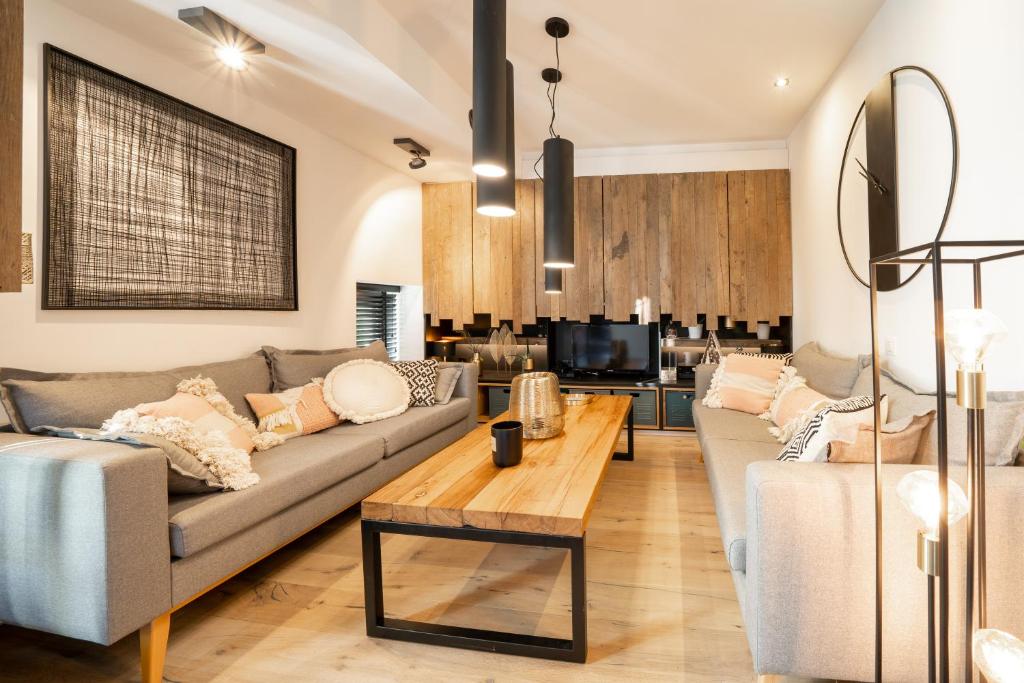 Istumisnurk majutusasutuses Gîtesdesignemoi entre Design et émotion - la perle