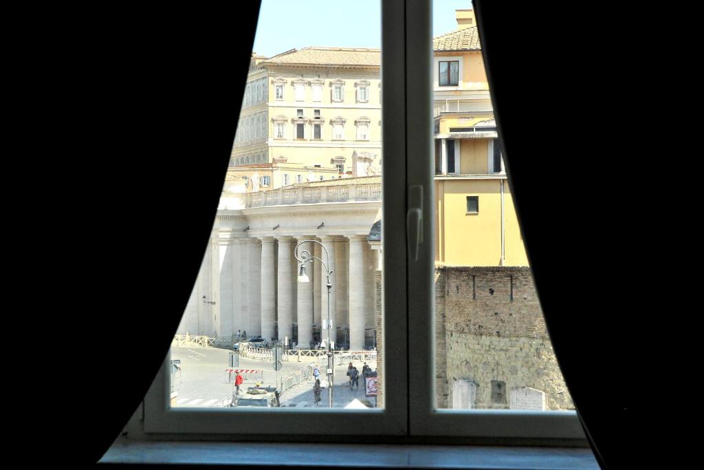a view from a window of a building at Vista San Pietro in Rome