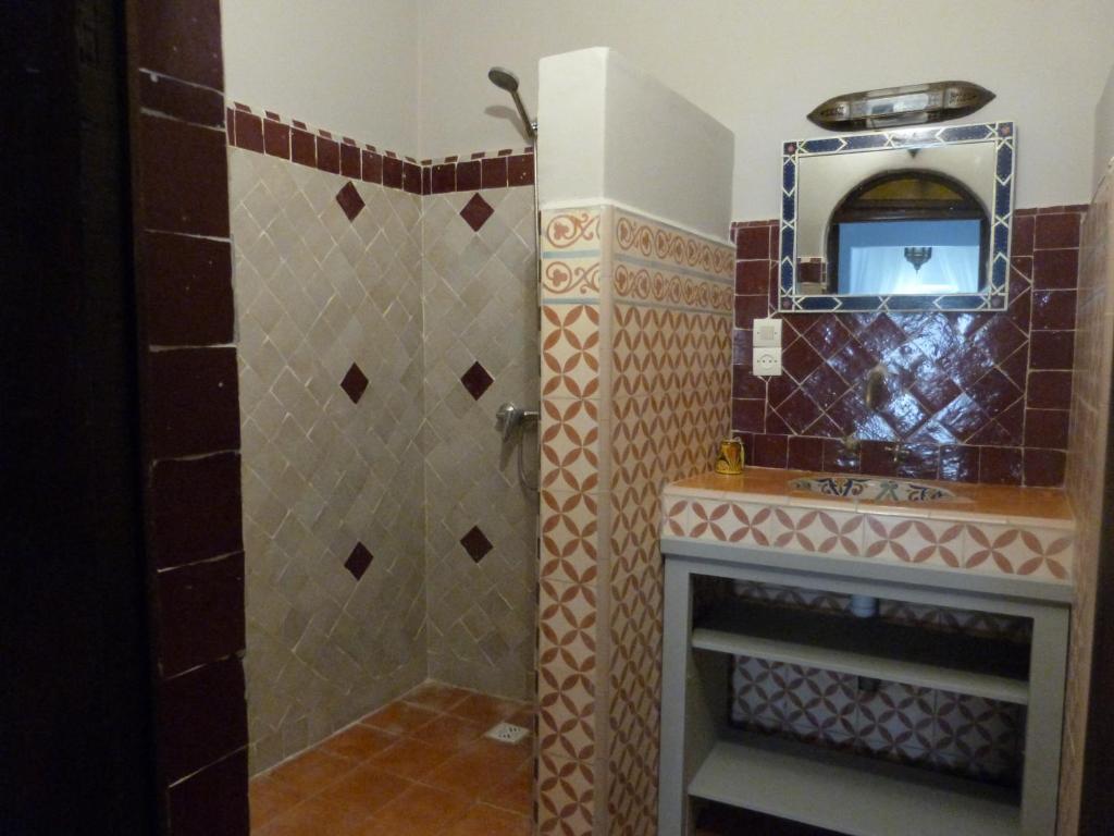 Koupelna v ubytování Riad Etoile De Mogador