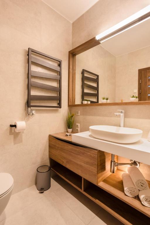 Vannituba majutusasutuses Spa Residence Carbona Great Time Apartman