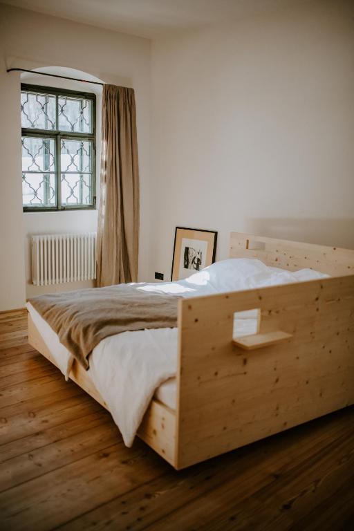 Postel nebo postele na pokoji v ubytování Iselhof