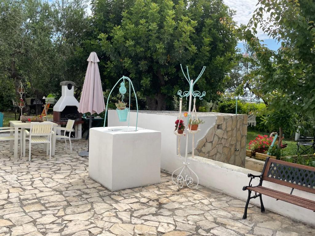Zahrada ubytování B&B Case Vacanza Orchidea marina di Macchia vicino a Mattinata Gargano