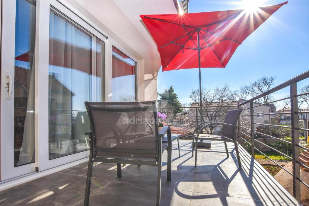 Balkon lub taras w obiekcie Apartment Sterna